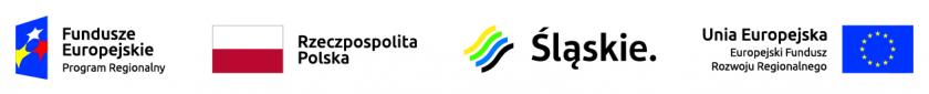 LOGO: DFUNDUSZE EUROPEJSKIE PROGRAM REGIONALNY RZECZPOSPOLITA POLSKA ŚLĄSKIE. UNIA EUROPEJSKA EUROPEJSKI FUNDUSZ ROZWOJU REGIONALNEGO