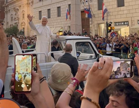 Roztańczony Rzym i papieska niespodzianka – młodzi z naszej diecezji na inauguracji Jubileuszu Młodzieży