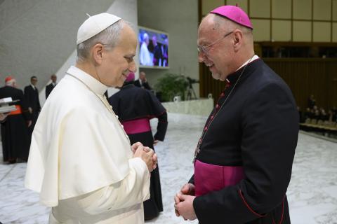 Spotkanie z Leonem XIV i obrady Watykańskiej Fundacji z udziałem bp. Sławomira Odera