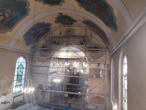 „Ty jesteś tam, a ja jestem tu” - skończył się remont kaplicy Sióstr Boromeuszek